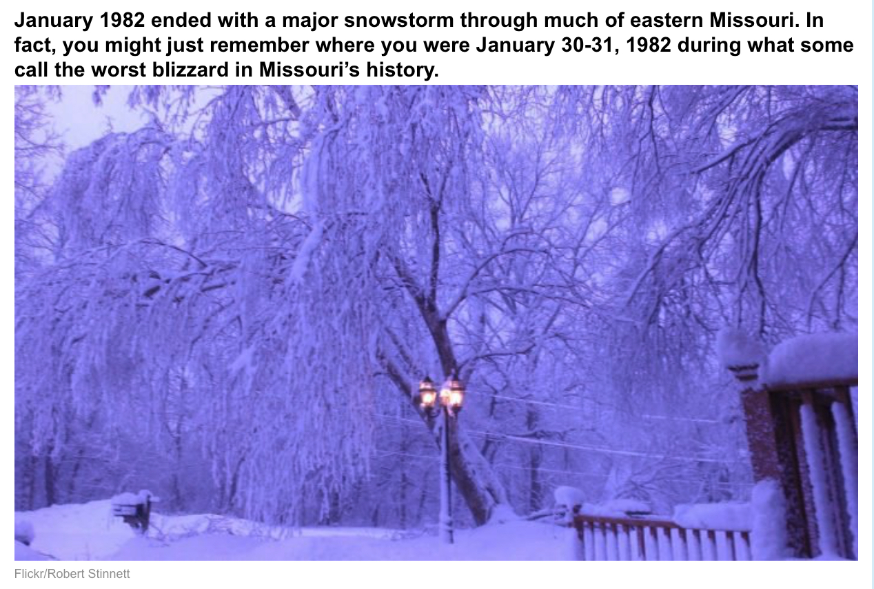 From an internet story looking back on the historic blizzard