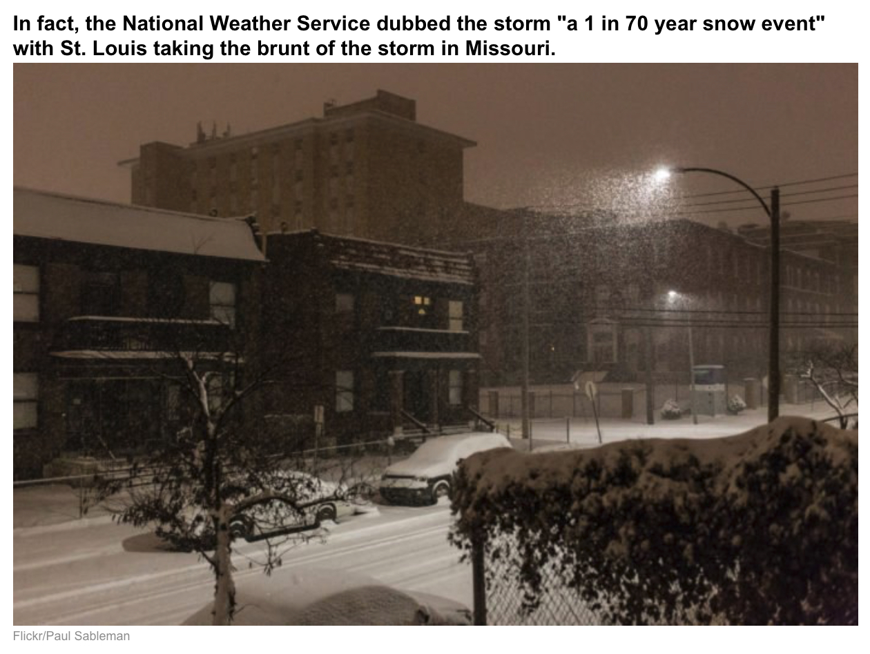 From an internet story looking back on the historic blizzard