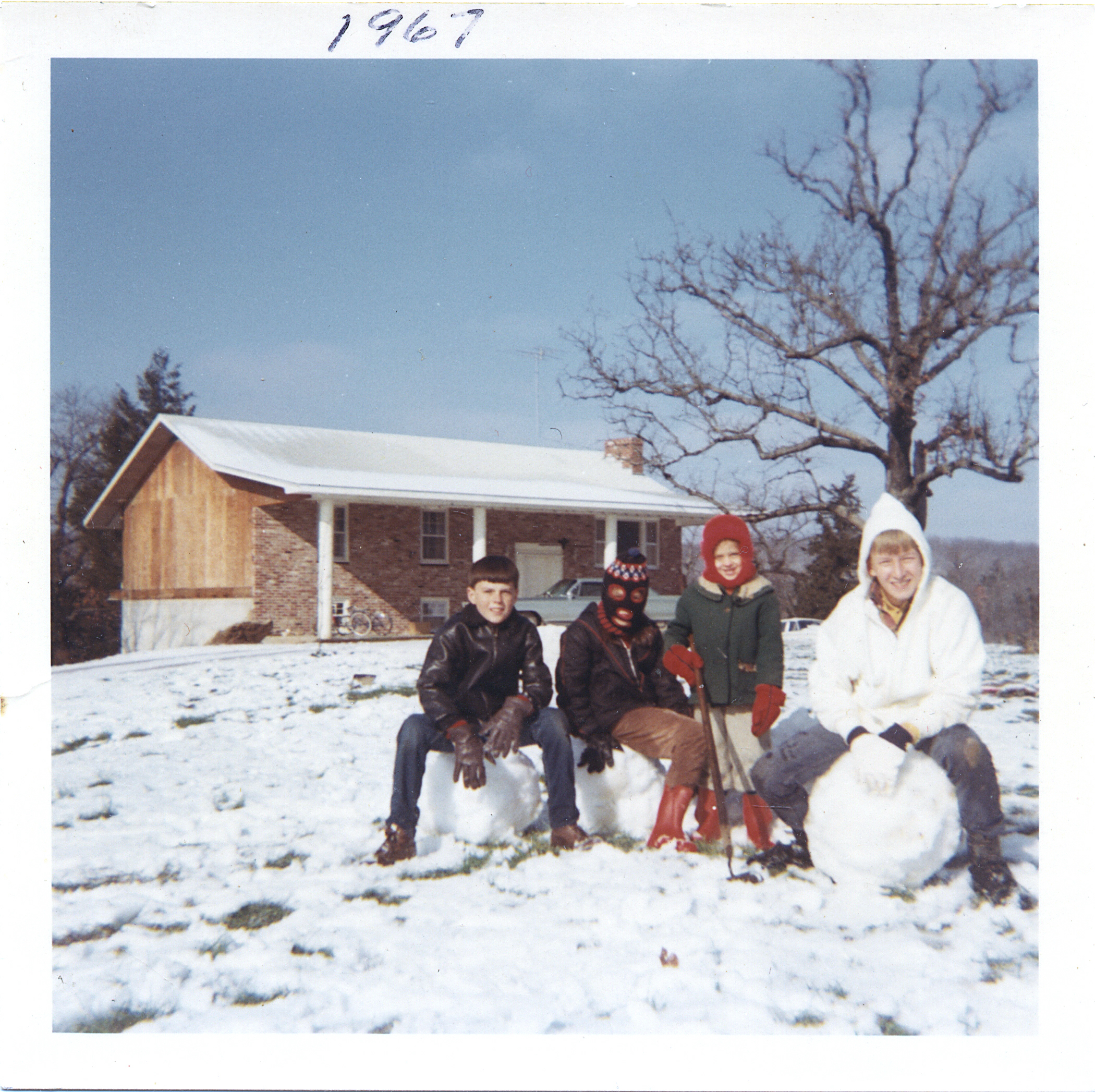 Taken in 1967. Tom, Kathy, Sue, Bill